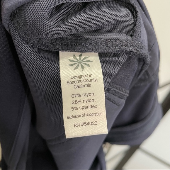 [10]✨NWOT✨Athleta | Ponte Moto Pant 2.0 | Navy Blue w/ Rose Gold Zippers - Picture 12 of 14